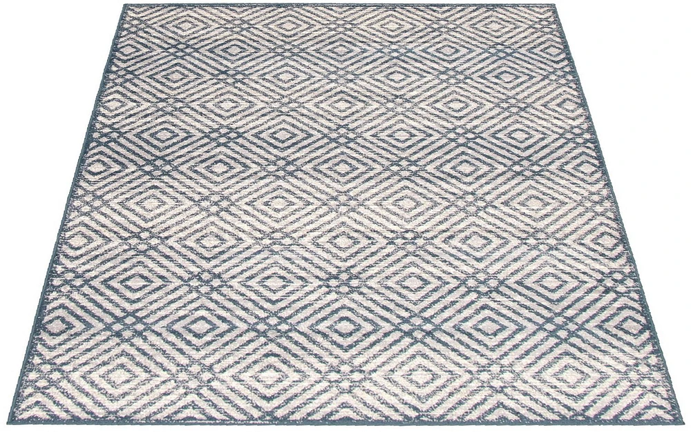 ECARPET Area Rug for Living Room, Geometric Indoor Carpet Ember Collection