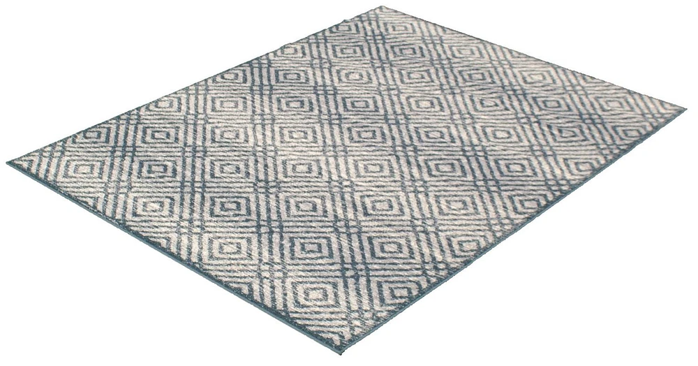 ECARPET Area Rug for Living Room, Geometric Indoor Carpet Ember Collection