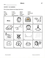 Poster Pals French (Fsl) Stories & Activities No. 6 Classroom Reproducible Masters