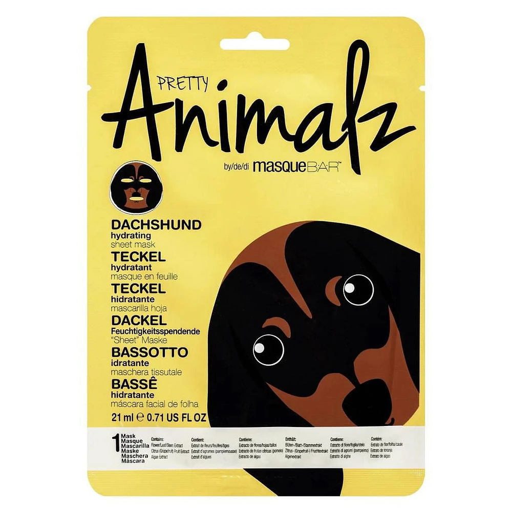 Pretty Animalz Dachshund Sheet Mask