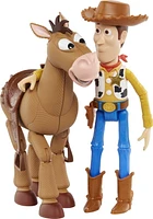 Disney and Pixar's Toy Story 4 Woody and Bullseye 2-Character Pack, Movie-inspired Relative-Scale for Storytelling Play