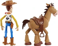 Disney and Pixar's Toy Story 4 Woody and Bullseye 2-Character Pack, Movie-inspired Relative-Scale for Storytelling Play