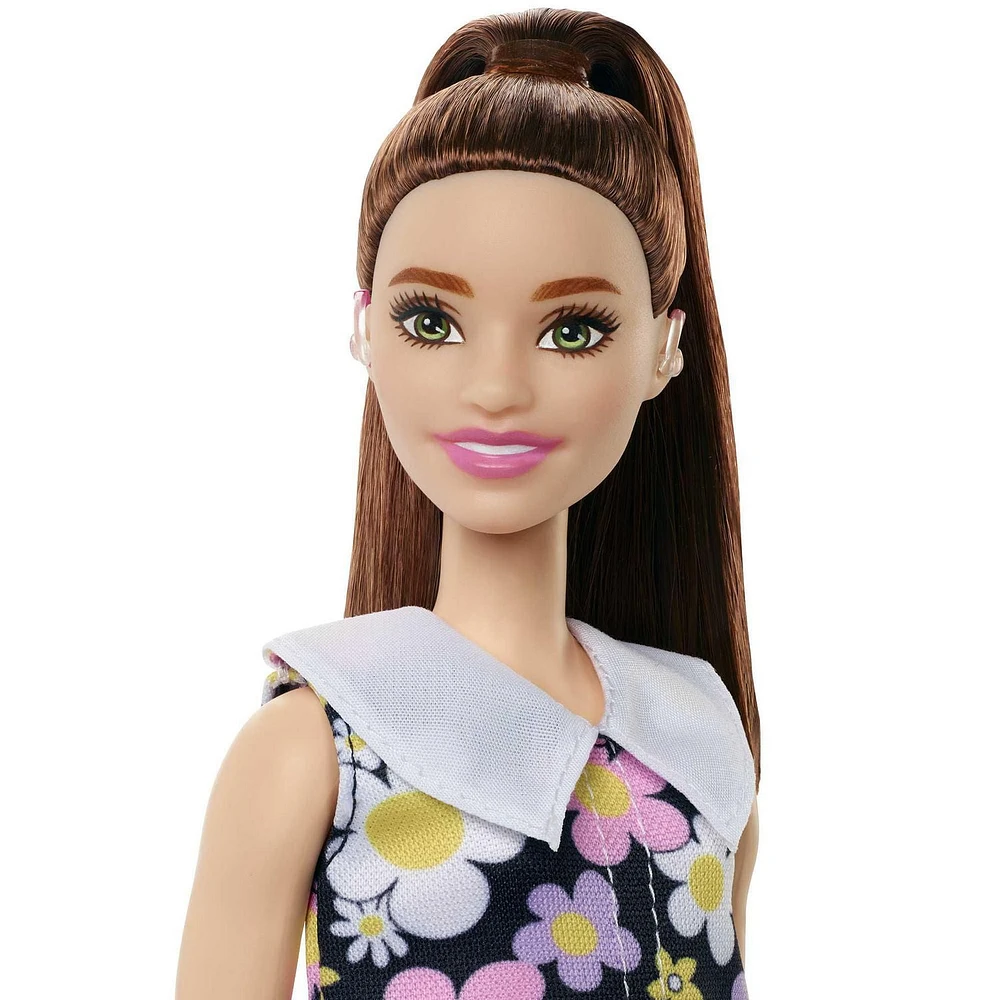 Barbie Fashionistas Doll, Shift Dress, Hearing Aids, 3 to 8 Years