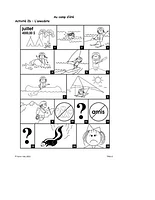 Poster Pals FSL classroom/Reproducible "Le passé composé" Masters French Storytelling Kit