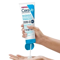 CeraVe Anti-Dandruff Hydrating Conditioner for Men & Women, Gently Cleanses Scalp & Hair While Reducing Flakes, Itchiness, and Irritation, 266mL, Reduces dandruff flakes