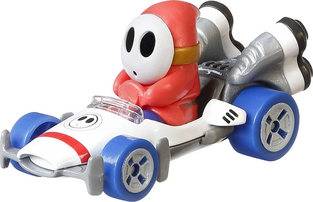 Hot Wheels Mario Kart Shy Guy B-Dasher 1:64 Scale Die-Cast Replica Vehicle For Kids Ages 3+ Years