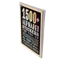 1500+ Alphabet Sticker Book & Collector Sheets