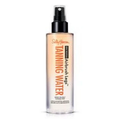Sally Hansen Airbrush Legs® Tanning Water, water & transfer resistant formula covers freckles, veins, and scars, streak free colorless tanning mist, Spray-on Self Tanning Mist