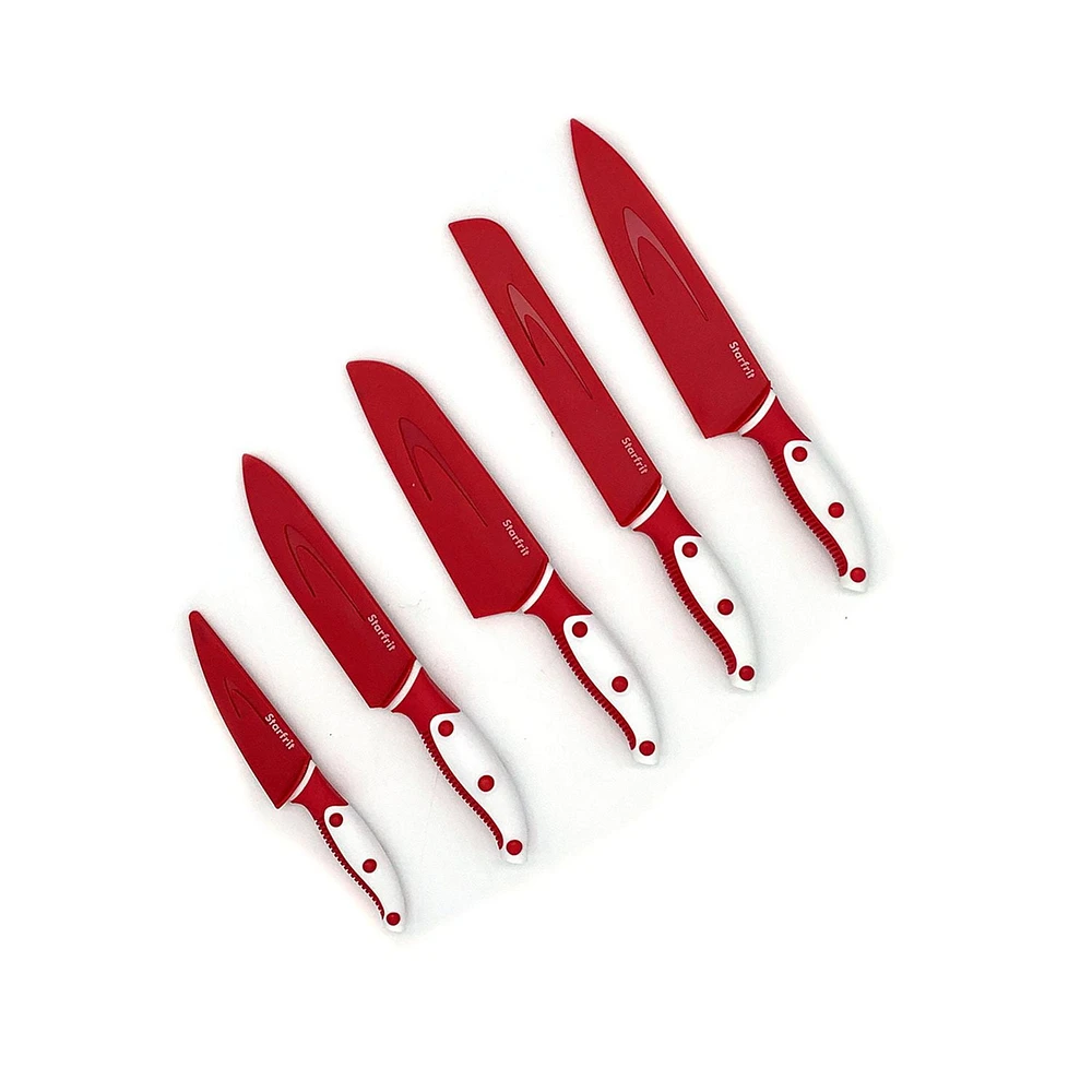 Starfrit Knife Set with Protective Covers