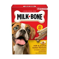 Milk-Bone Crunchy Dog Treats, Milk & Peanut Butter Flavour, 800g