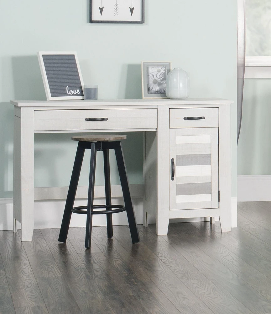 Forever Eclectic Long Beach Desk, Seascape Gray