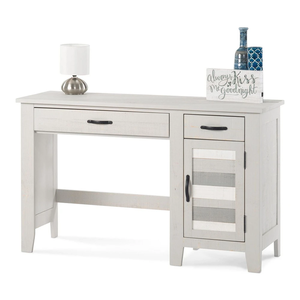 Forever Eclectic Long Beach Desk, Seascape Gray