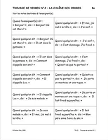 French Reproducible Teaching Activities for the FSL Classroom Verb Kit - No 2