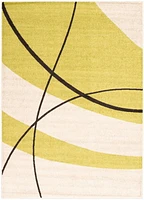 ECARPET Contemporary Area Rug, Swirl Lines Abstract Carpet Cosi Collection