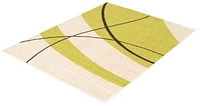 ECARPET Contemporary Area Rug, Swirl Lines Abstract Carpet Cosi Collection