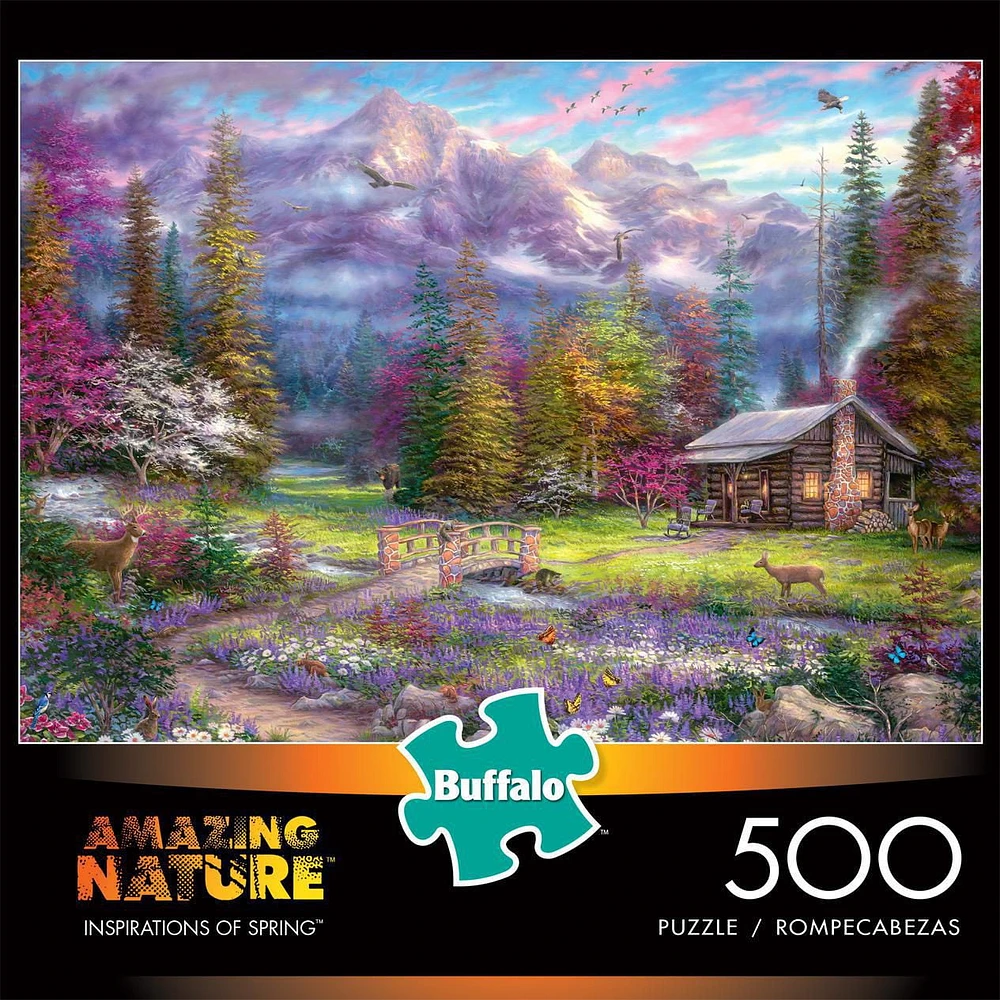 Buffalo Games - Amazing Nature - Inspirations of Spring - 500 Piece Jigsaw Puzzle