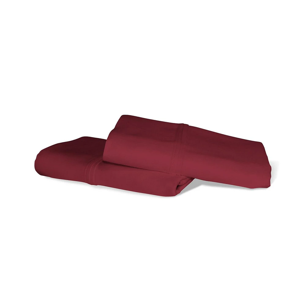 Serta Cotton Tencel Pillowcases plum