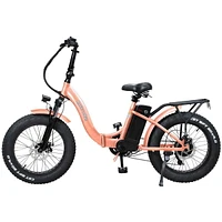 Daymak Maxie Large 48V Fat Tire Electric Bicycle - Rose Gold