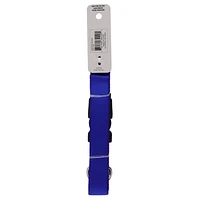 Pet Attire By Coastal Collier réglable pour chien avec boucle en plastique Bleu, 1" x 18" - 26" 1" x 18" - 26"
