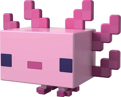 Minecraft Mob Head Minis Pink Axolotls Figure