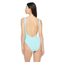 Maillot de bain à encolure dégagée No Boundaries pour femmes Tailles TP–TTG