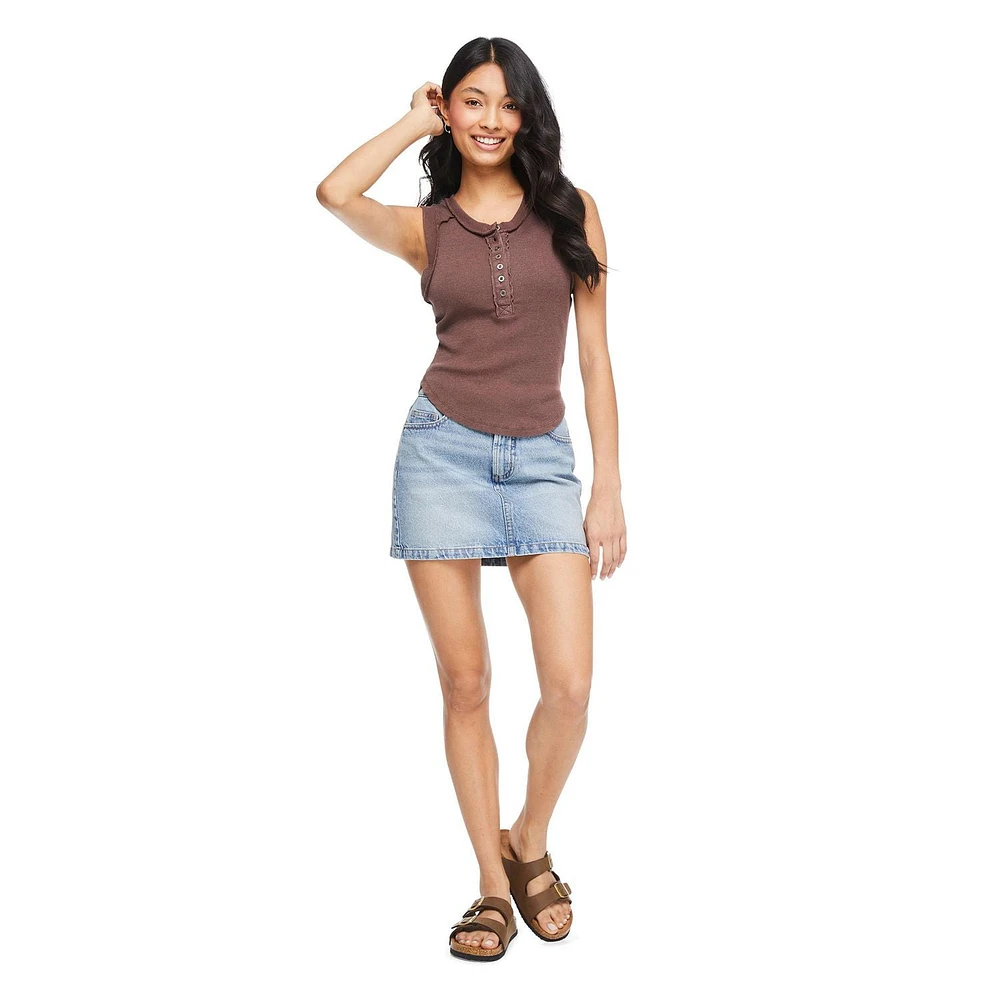Débardeur à encolure ras du cou Wild Skye pour femmes Tailles TP–TG