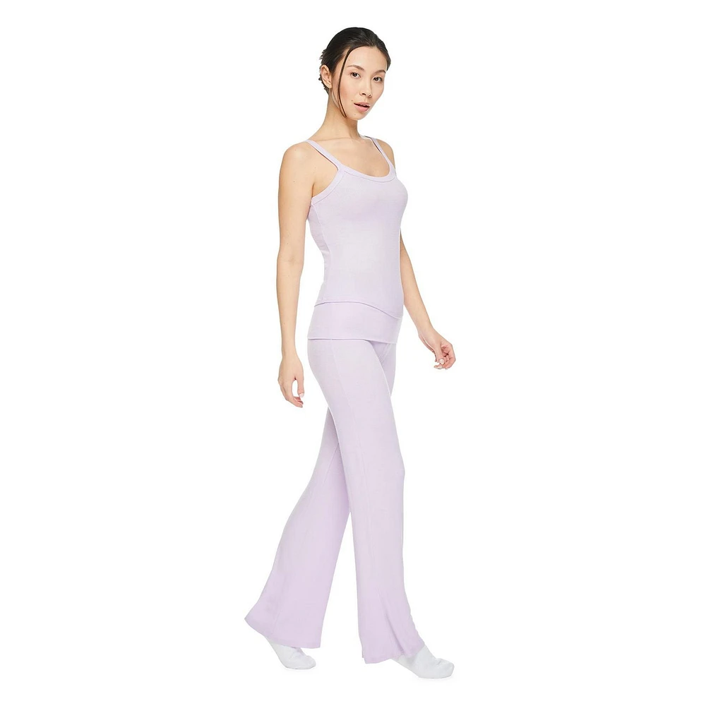 No Boundaries Women's Rib Cami Pajama 2-Piece Set, Sizes XS-XXL