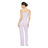 No Boundaries Women's Rib Cami Pajama 2-Piece Set, Sizes XS-XXL