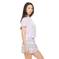 No Boundaries Women's Sleep Short 2-Piece Set, Sizes XS-XXL