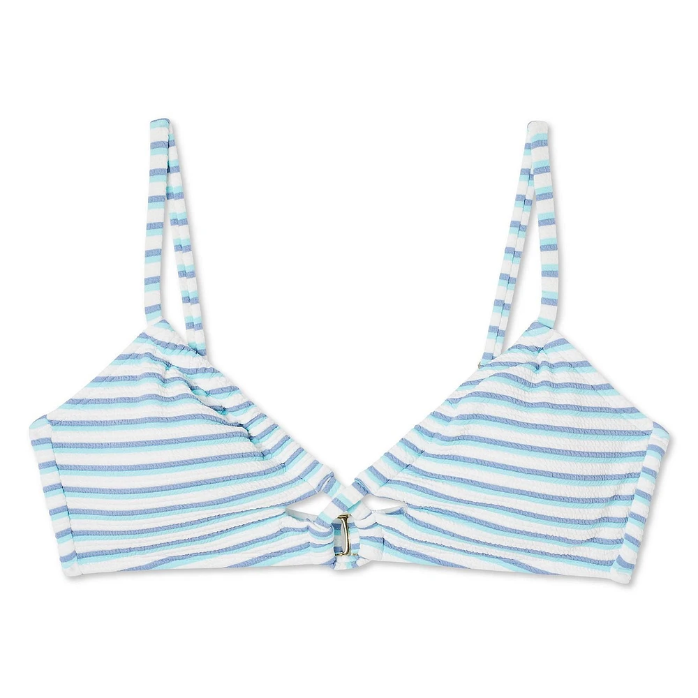 Haut de bikini avec motif ajouré No Boundaries pour femmes Tailles TP–TTG