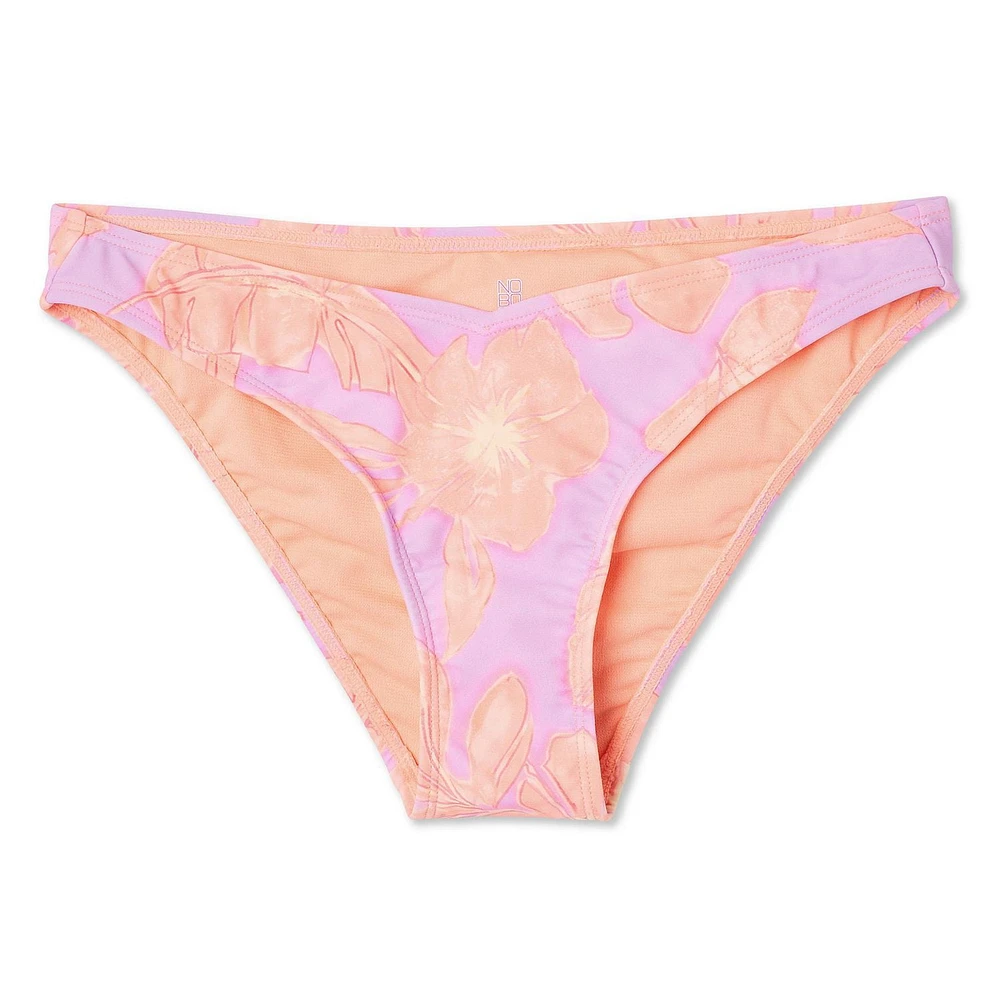 Bas de bikini avec ceinture montée en V No Boundaries pour femmes