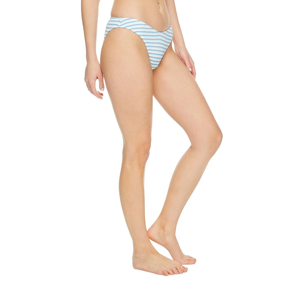 Bas de bikini avec ceinture montée en V No Boundaries pour femmes Tailles TP–TTG