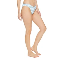 Bas de bikini avec ceinture montée en V No Boundaries pour femmes Tailles TP–TTG