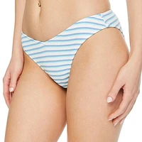 Bas de bikini avec ceinture montée en V No Boundaries pour femmes Tailles TP–TTG