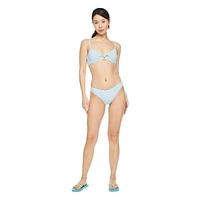 Bas de bikini avec ceinture montée en V No Boundaries pour femmes Tailles TP–TTG