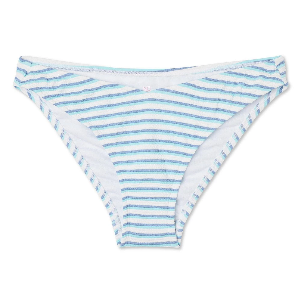 Bas de bikini avec ceinture montée en V No Boundaries pour femmes Tailles TP–TTG