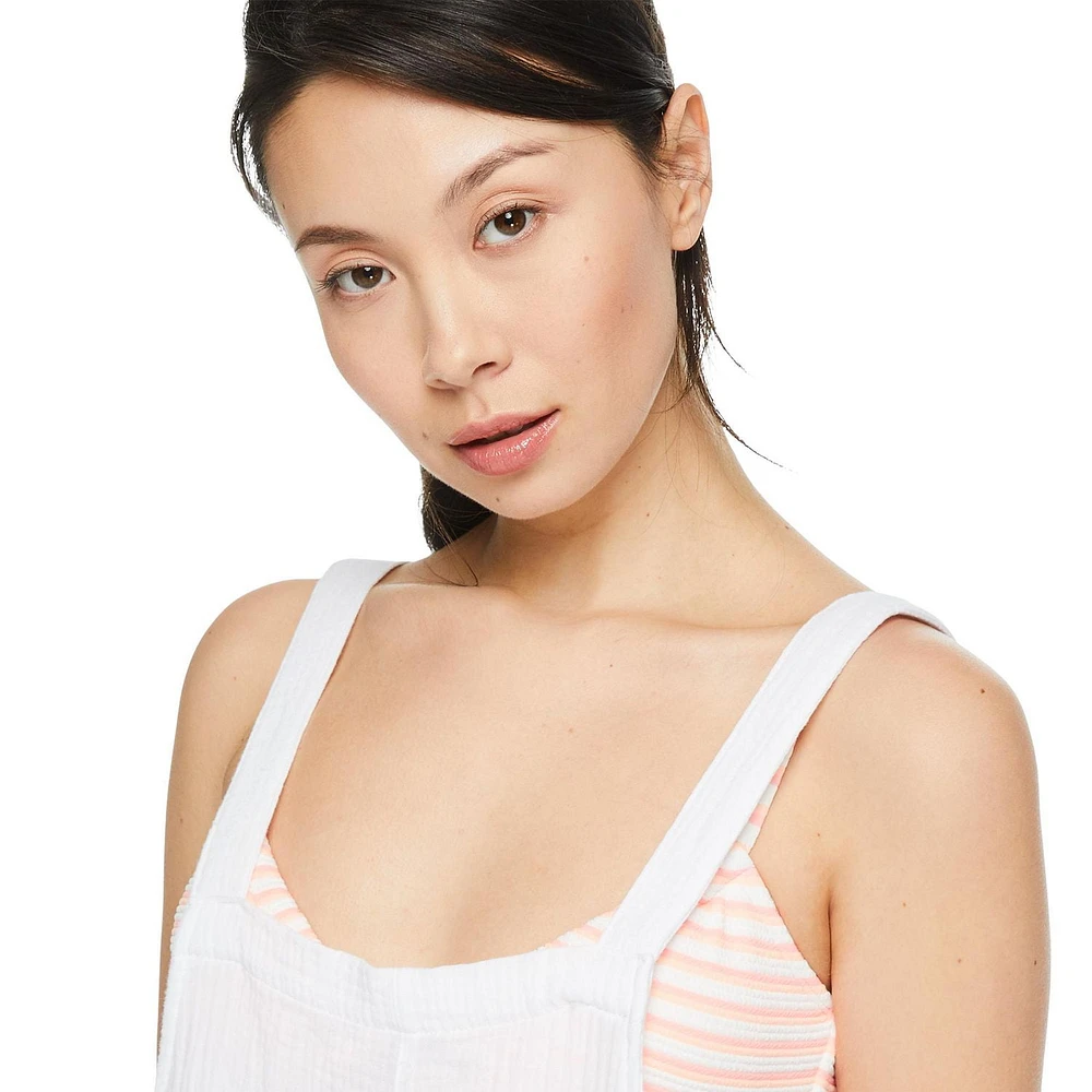 Salopette en tissu chiffon No Boundaries pour femmes