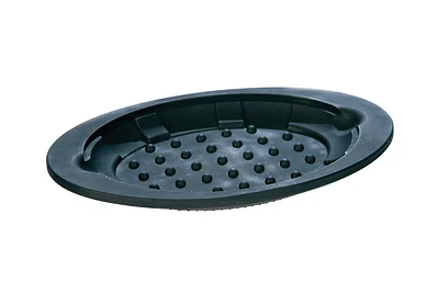 Lodge 10 Inch Oval Black Silicone Underliner