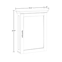 RiverRidge® Home Somerset Wall Cabinet with Mirror - White