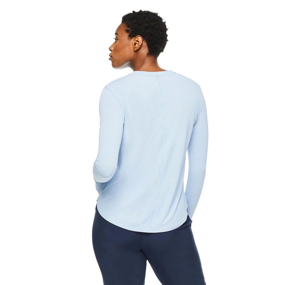 Athletic Works Women's Long Sleeve Tee, Sizes XS-XXL