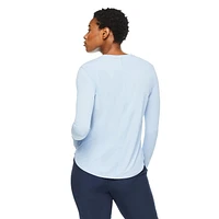 Athletic Works Women's Long Sleeve Tee, Sizes XS-XXL