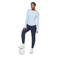 Athletic Works Women's Long Sleeve Tee, Sizes XS-XXL