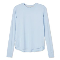 Athletic Works Women's Long Sleeve Tee, Sizes XS-XXL
