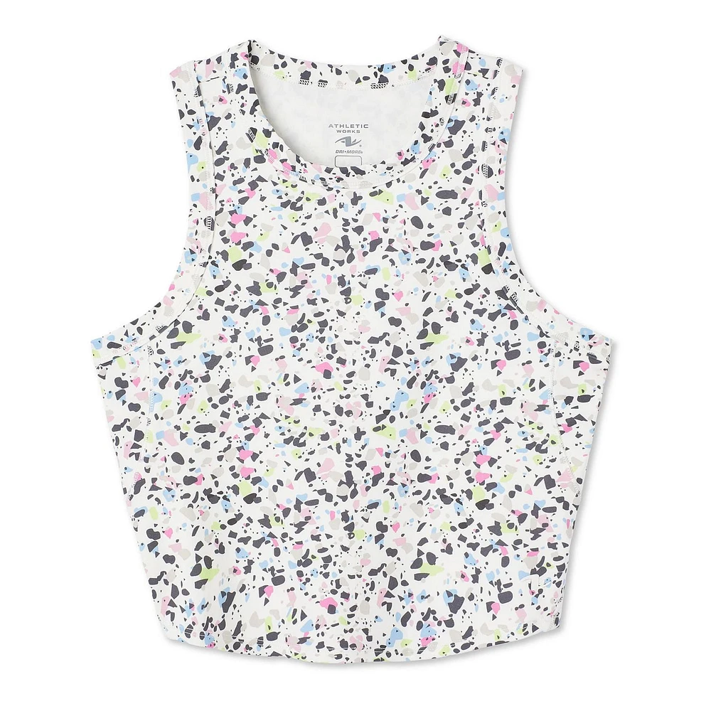Athletic Works Women's Cropped Tank, Sizes XS-XXL
