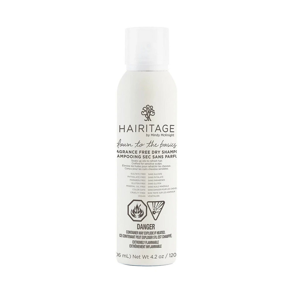 Shampoing sec sans parfum Down To The Basics Shampooing sec