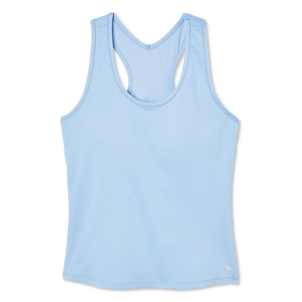 Débardeur côtelé à dos nageur Athletic Works pour femmes Tailles TP–TTG