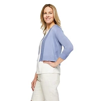 Veste courte en tricot Iyla pour femmes Tailles P-TTG