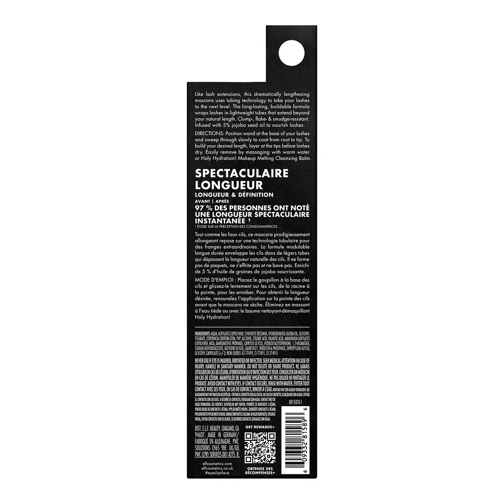e.l.f. Cosmetics Mascara Lash XTNDR Spectaculaire longueur, 7 g
