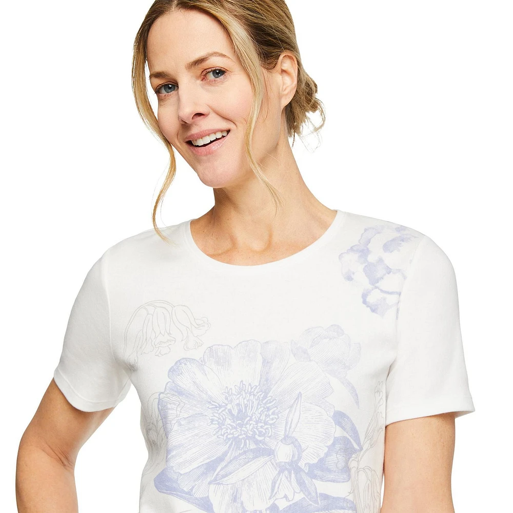 Haut en tricot interlock Iyla pour femmes Tailles P-TTG