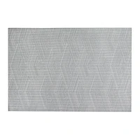 Vinyl Placemat (Remi) (Silver) - Set of 12